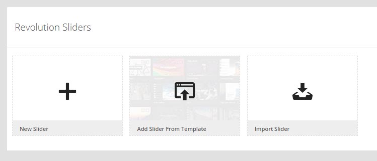 crear nuevo revolution slider