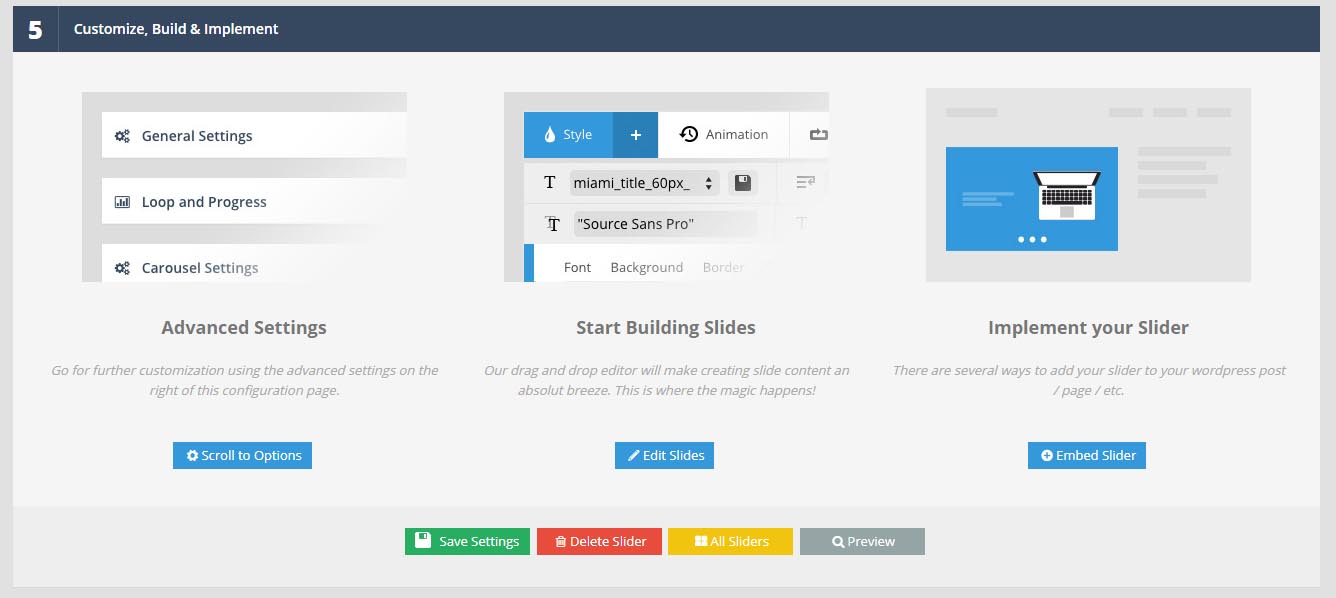 repaso revolution slider